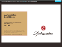 Tablet Screenshot of ljutomercan.com